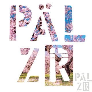 Poster mit pinkem Kirschblütenbaum