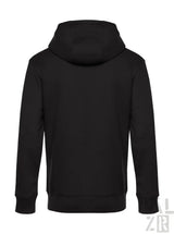 Schwarzer frauen hoodie frtz wltr stdn mit kapuze und gerippten bündchen aus verschiedenen farben