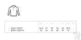Frauen hoodie von lautre1900 mit front zipper und kapuze in schwarz kontur auf weißem hintergrund