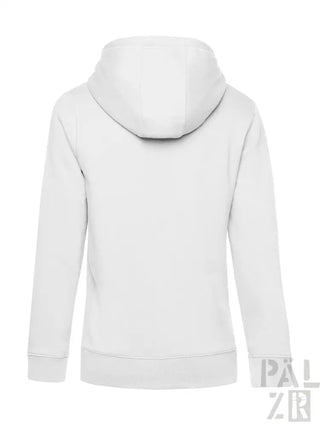 Weißes Hoodie mit Kapuze und Kordelzügen, aus Baumwolle