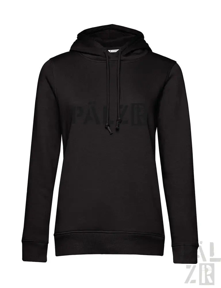 Schwarze Kapuzenjacke mit ’paul’-Logo auf der Vorderseite, aus Baumwoll-Polyester-Mischung.