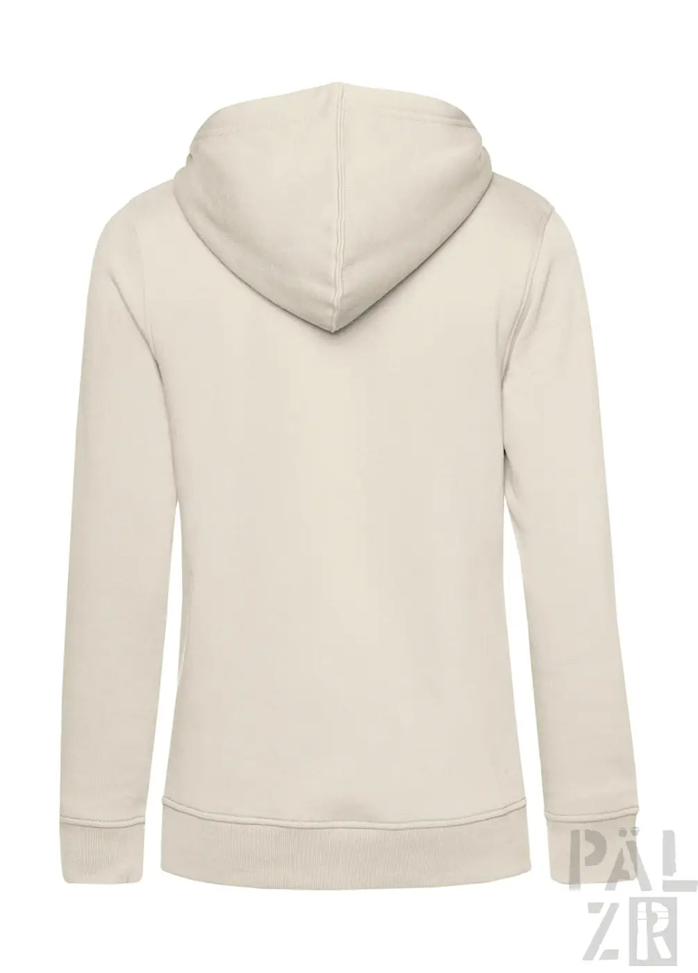 Frauen hoodie pälzrwald zwei cremefarbig mit weichem stoff und gerippten bündchen und saum
