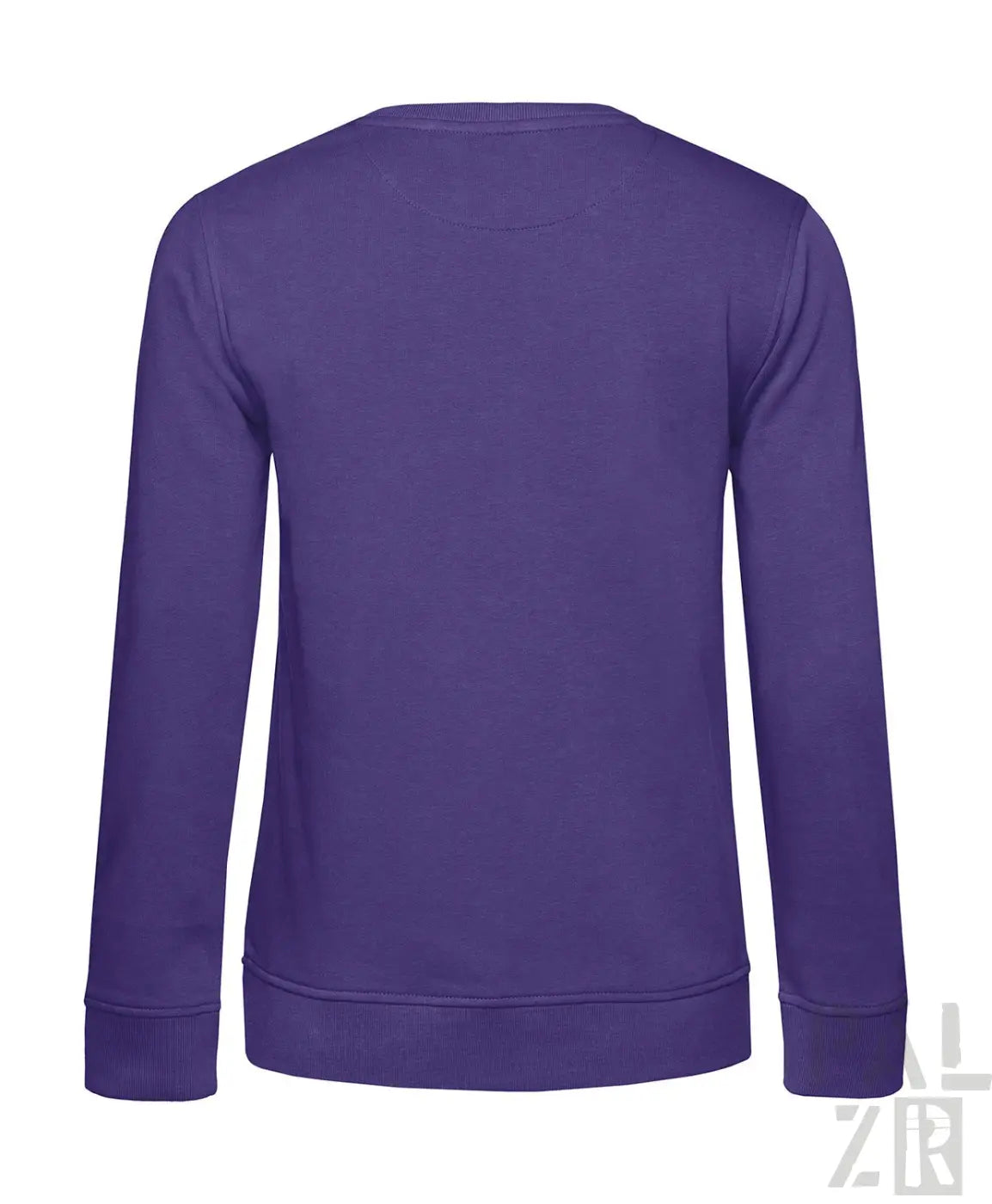Lavendelfarbenes Sweatshirt mit gerippten Bündchen und Saum, aus Fleece-Material gefertigt.
