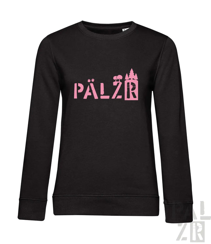 Women | Sweater | PÄLZRwald | black | Pink logo 