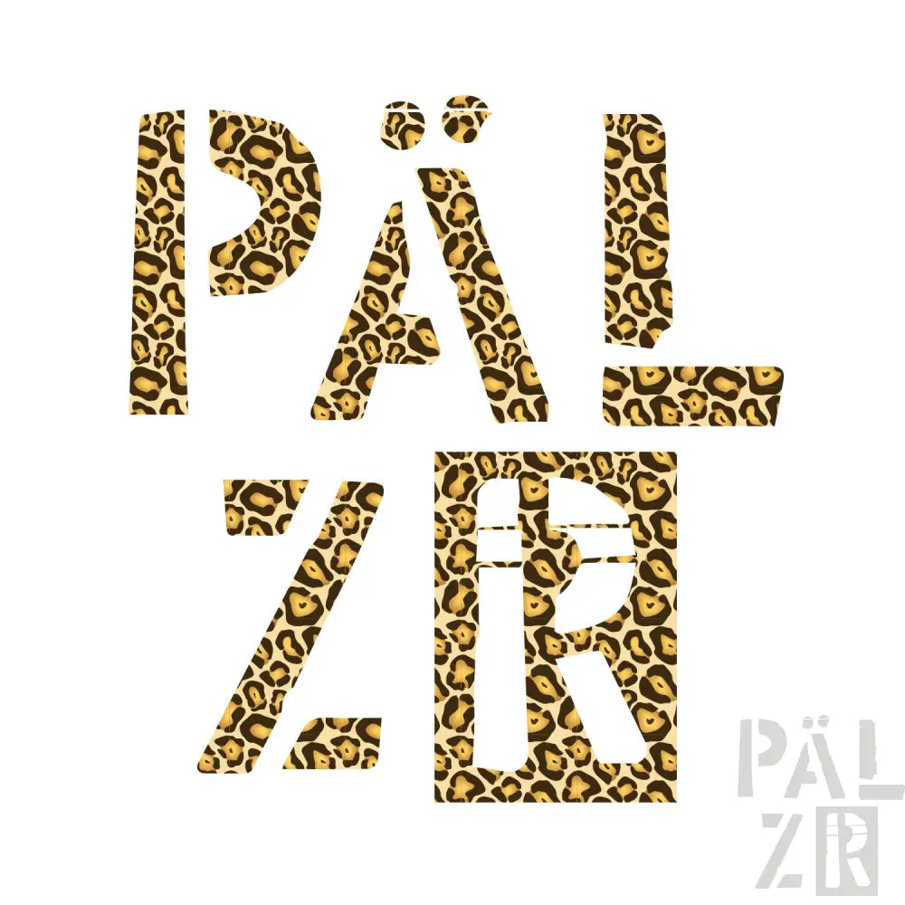 Leopardenprint-Tragetasche mit goldenen Akzenten und einem schlanken, modernen Design.