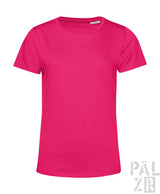 Frauen t-shirt pälzr mudder in hellpink mit kurzärmeln und klassischem rundhalsausschnitt