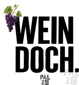 Frauen t-shirt in verschiedenen farben mit schwarzem wein doch text und lila trauben illustration über wein