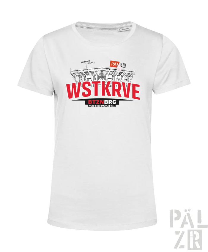 Women | T-shirt | PÄLZR Mudder | white | Logo anthracite 