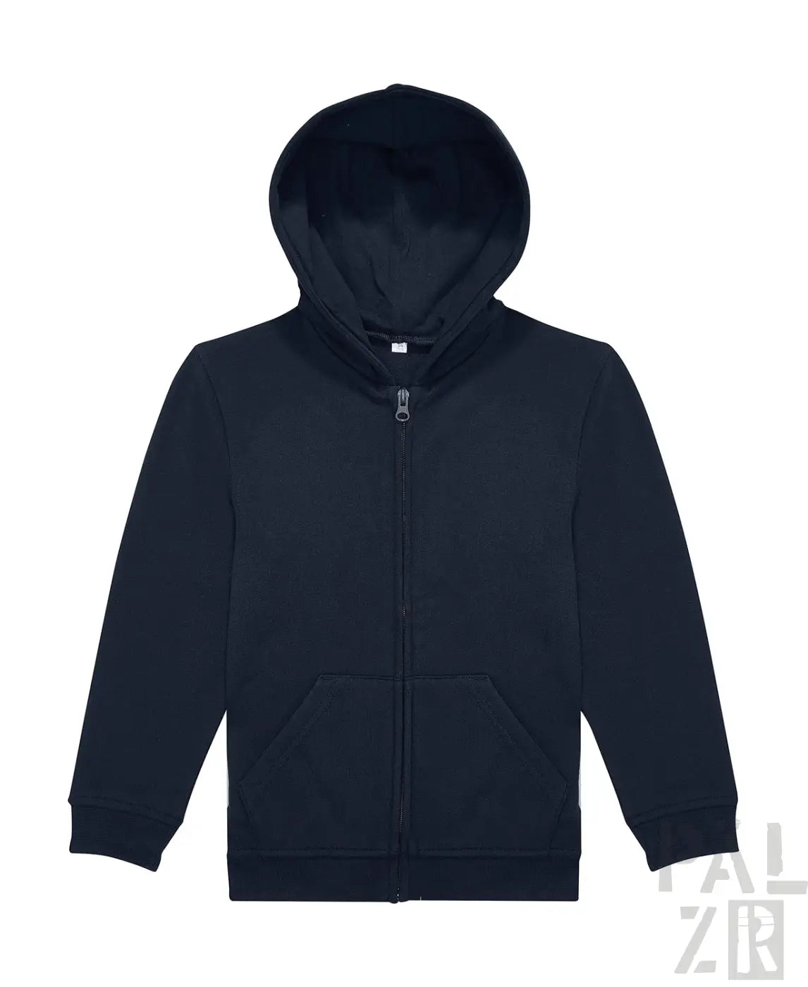 Navyblauer kinder zipper westkurvenkind hoodie mit weichem fleece innenfutter und vorderen taschen in verschiedenen farben