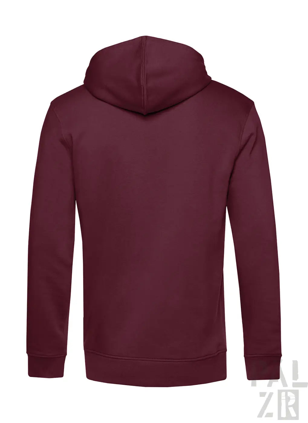 Männer hoodie frtz wltr stdn 2 in bordeaux mit weichem, glattem stoff und gerippten bündchen und saum