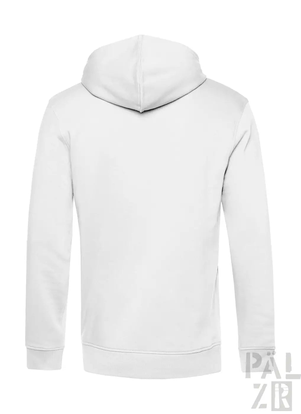 Weißer männer hoodie von lautre1900 aus weichem, glattem stoff mit schlichtem design in verschiedenen farben