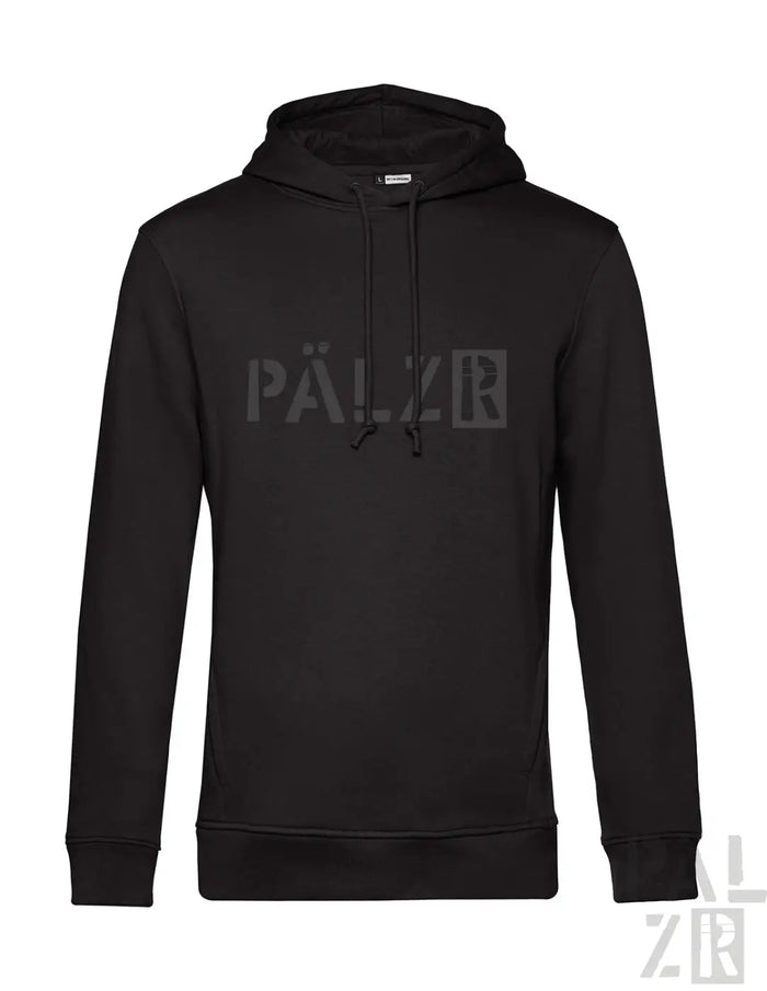 Men Hoodie | black | Logo anthracite 