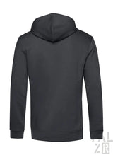 Schwarzer männer hoodie von palzwoi mit kapuze und gerippten bündchen in verschiedenen farben