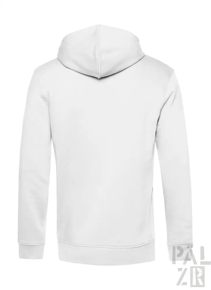 Weißer männers hoodie von WSTKRVE aus weichem, glattem stoff mit schlichtem design in verschiedenen farben