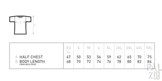 Klassisches weißes T-Shirt mit schwarzem Ausschnitt und Ärmeln, aus weichem Baumwollmaterial gefertigt.