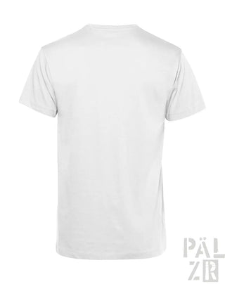 Weißes baumwoll-t-shirt männer kaisers lautern mit klassischem rundhalsausschnitt und kurzen ärmeln