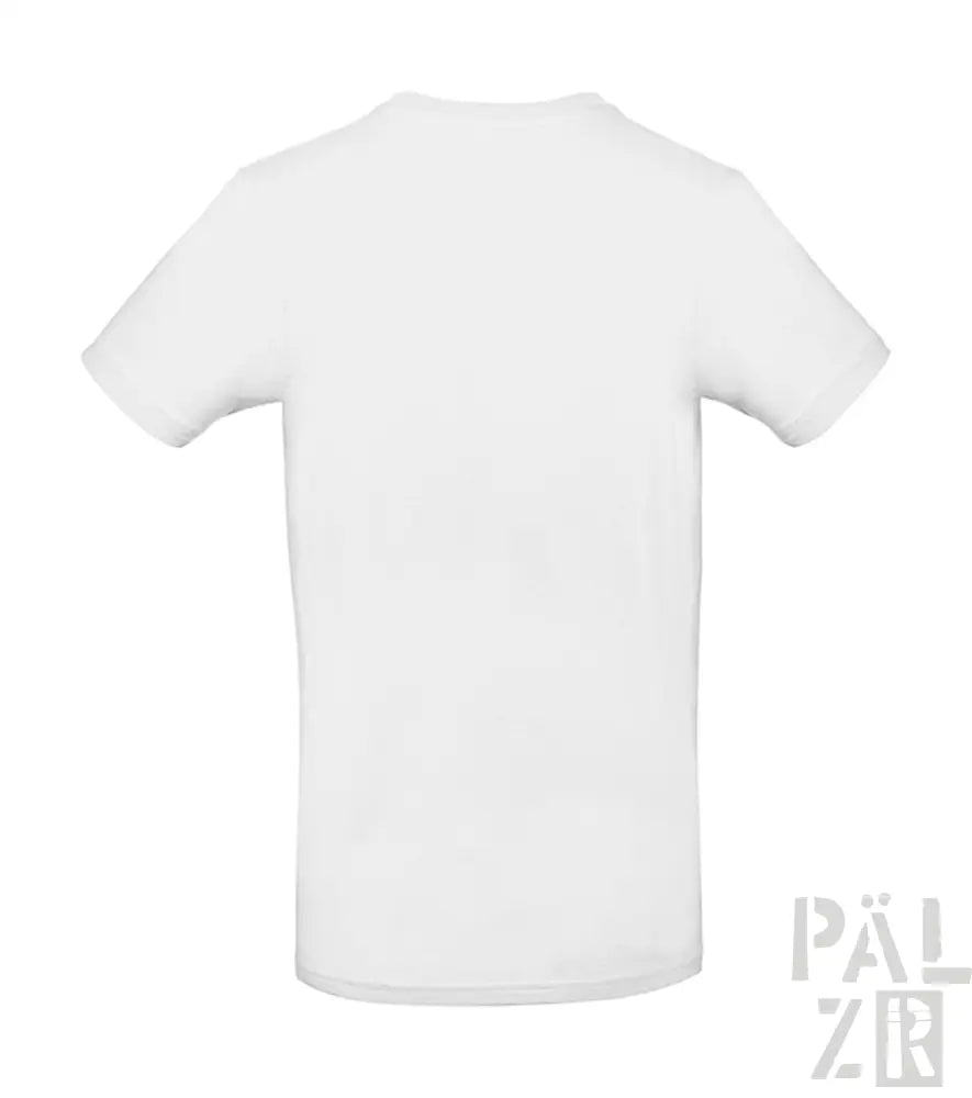 Weißes Crew-Neck-T-Shirt mit kurzen Ärmeln und einfachem Design.