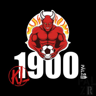 1900 roter Teufel Fußball-Trikot.