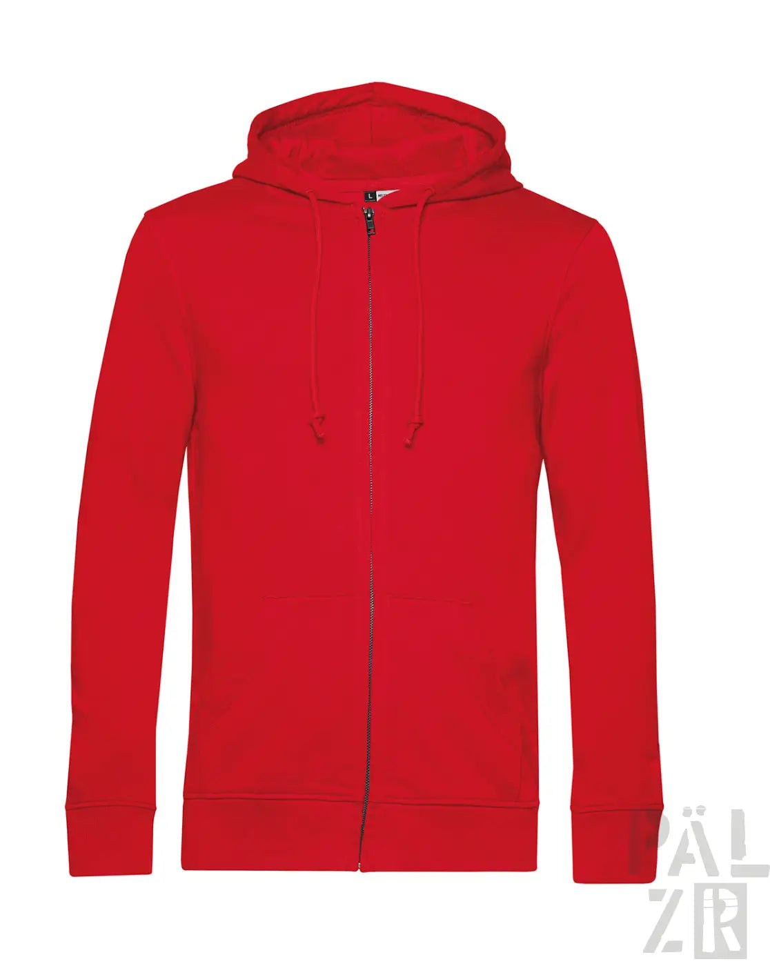Männer zipper frtz wltr stdn 2 roter vollständig reißverschluss hoodie aus weicher baumwolle mit kapuze und kordeln