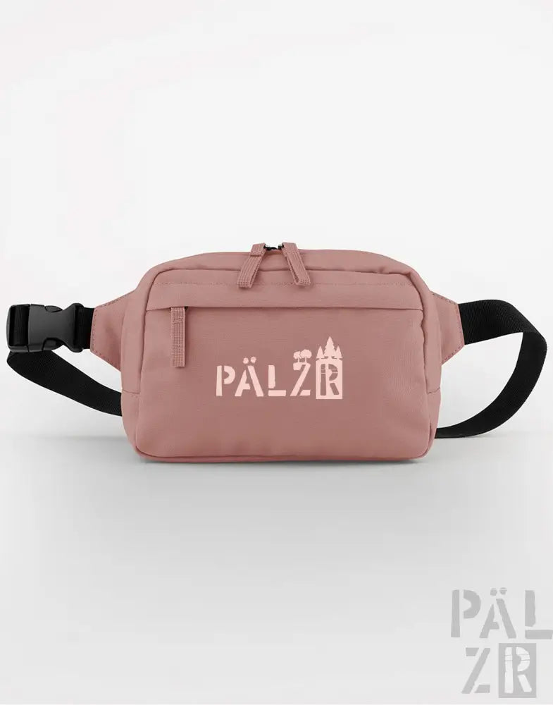 Staubrosa Taillen Tasche mit verstellbarem Gurt und Logo-Design.