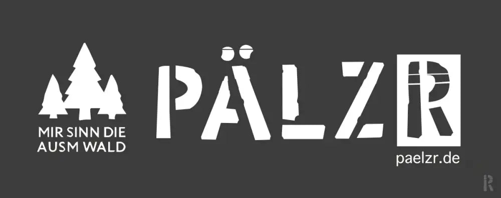 Weißtannenbaum-Logo auf dunkelgrauem Hintergrund.
