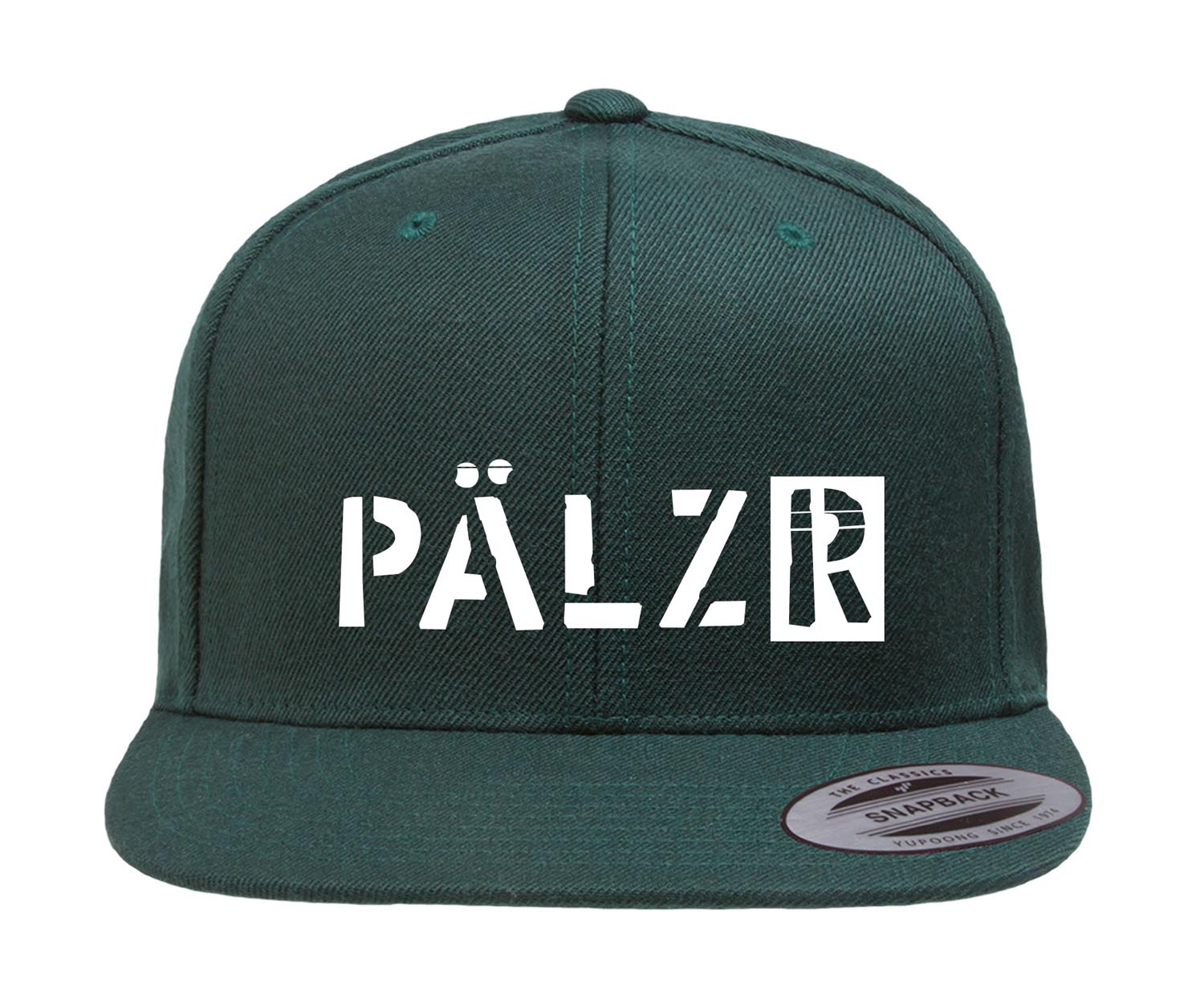 PÄLZR snapback cap | forest green | Logo white 