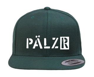 PÄLZR Snapback Kapp | waldgrün | Logo weiss