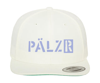 PÄLZR snapback cap | white | Lavender logo 