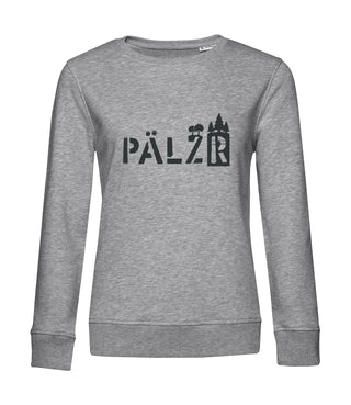 Frauen | Pulli | PÄLZRwald | heather-grey | Logo anthrazit
