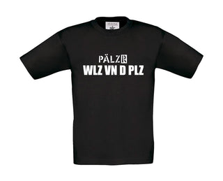 Kinder T-Shirt | schwarz | WLZ VN D PLZ