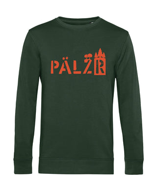 Männer | Pulli | PÄLZRwald | waldgrün | Logo orange