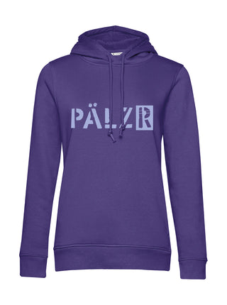 Frauen Hoodie | PÄLZR | lila | diverse Logofarben