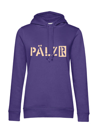 Frauen Hoodie | PÄLZR | lila | diverse Logofarben