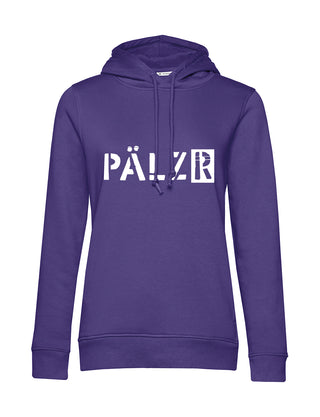 Frauen Hoodie | PÄLZR | lila | diverse Logofarben