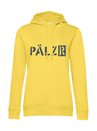 Frauen Hoodie | PÄLZR | limogelb | diverse Logofarben