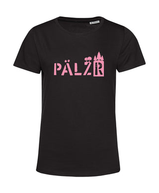 Women | T-shirt | PÄLZRwald | black | Pink logo 