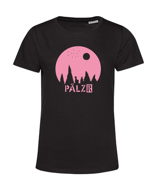 Frauen | T-Shirt | Sternegugger | schwarz | Logo rosa