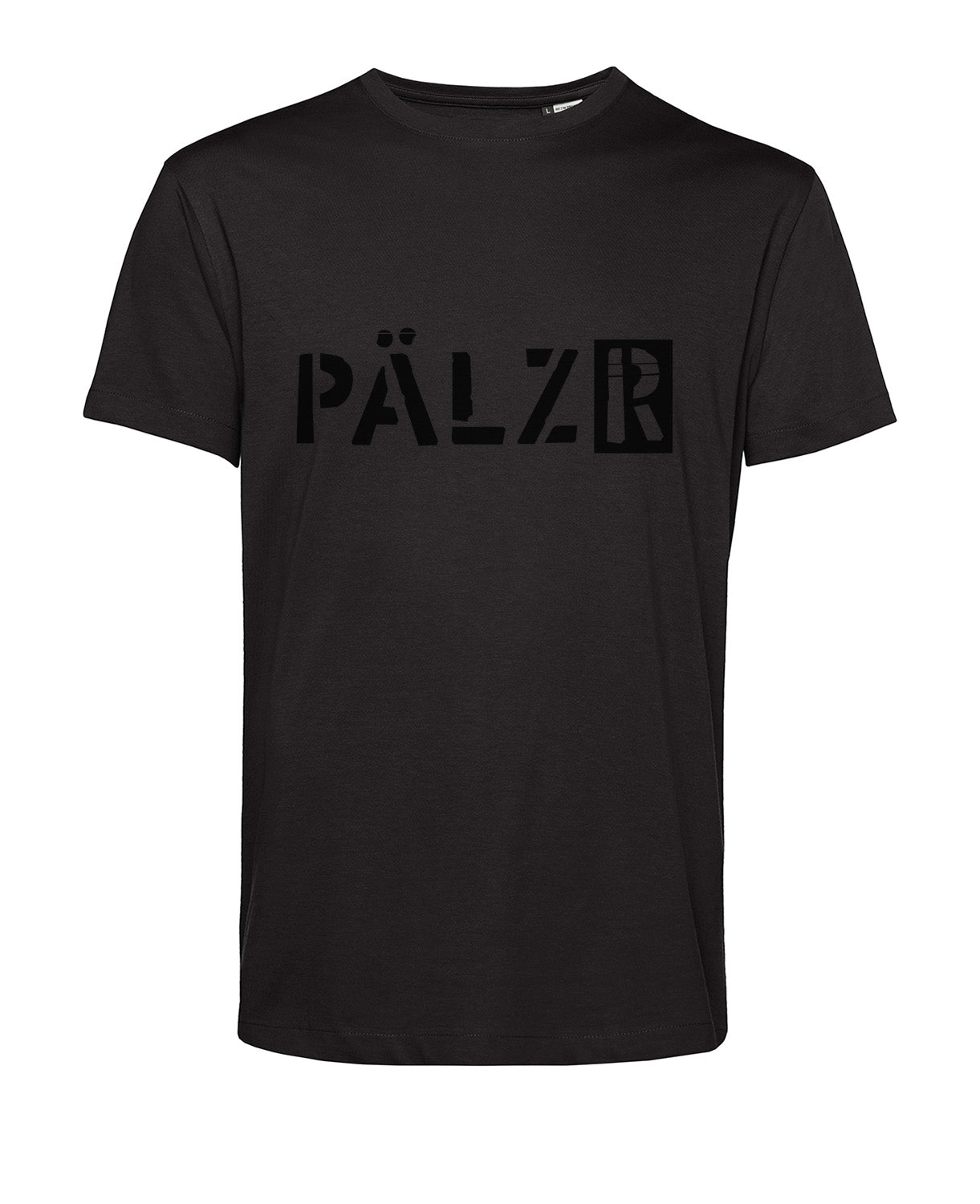 Männer | T-Shirt | PÄLZRwald | schwarz auf schwarz | UNDERSTATEMENT